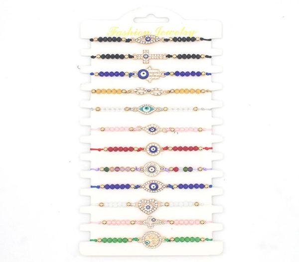 12 pcs colorful diamond evil eye beaded bracelets handmade braided string good luck nazar amulet bangle lucky turkish religious sy4478652, Golden;silver
12 pcs colorful diamond evil eye beaded bracelets handmade braided string good luck nazar amulet bangle lucky turkish religious sy4478652, Golden;silver