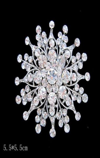 large size silver plated clear rhinestone crystal vintage diamante wedding brooch pin2471190, Gray
large size silver plated clear rhinestone crystal vintage diamante wedding brooch pin2471190, Gray