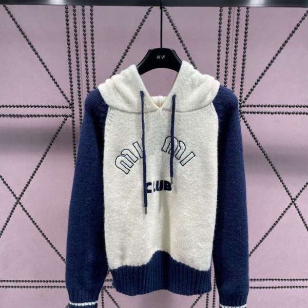 luxury hooded sweater miu knitted sweatshirt designer hoodie embroidery long sleeved t shirt wool sweaters winter warm casual shirt pullover, Black
luxury hooded sweater miu knitted sweatshirt designer hoodie embroidery long sleeved t shirt wool sweaters winter warm casual shirt pullover, Black