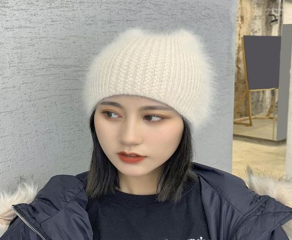 beanieskull caps winter hat angora rabbith keep warm knitting cat ear cute leisure lady beanies cap men women cool knitted hats o5138389, Blue;gray
beanieskull caps winter hat angora rabbith keep warm knitting cat ear cute leisure lady beanies cap men women cool knitted hats o5138389, Blue;gray
