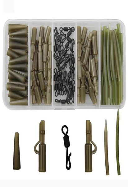 120pcs carp fishing tackle accessories carp rigs tackle safety lead clips quick swivel antitangle sleeve kit9898545
120pcs carp fishing tackle accessories carp rigs tackle safety lead clips quick swivel antitangle sleeve kit9898545
