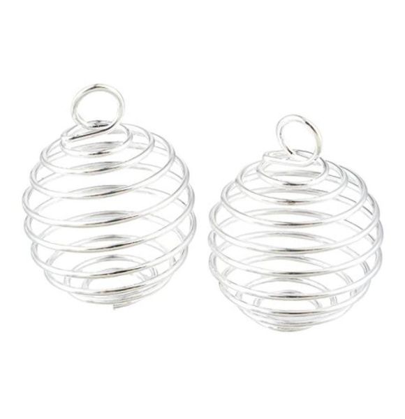 silver plated spiral bead cages charms pendants findings 9x13mm jewelry making diy9416158, Bronze;silver
silver plated spiral bead cages charms pendants findings 9x13mm jewelry making diy9416158, Bronze;silver