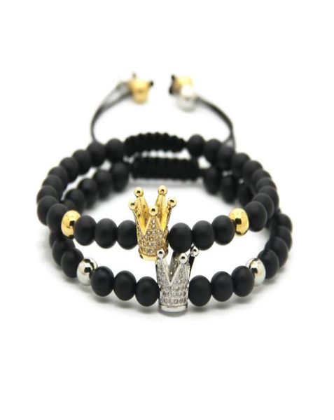 whole 10pcslot 6mm matte agate stone beads gold and platinum crown braided cz beads bracelet party gift1906523, Golden;silver
whole 10pcslot 6mm matte agate stone beads gold and platinum crown braided cz beads bracelet party gift1906523, Golden;silver