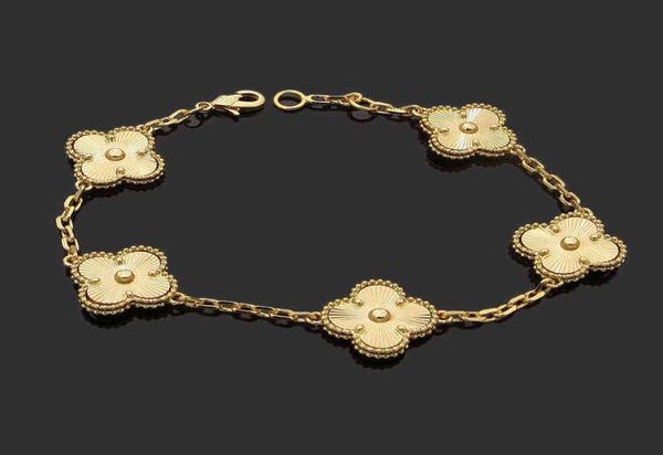 luxury designer link chain bracelet fourleaf cleef clover womens fashion 18k gold bracelets jewelry u6 18115227, Golden;silver
luxury designer link chain bracelet fourleaf cleef clover womens fashion 18k gold bracelets jewelry u6 18115227, Golden;silver