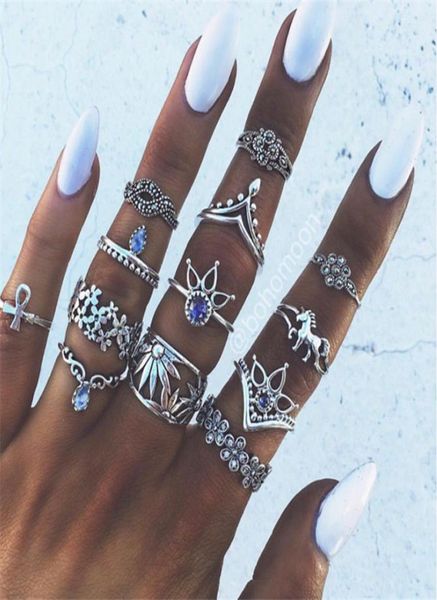 7 style vintage knuckle rings for women boho geometric flower crystal ring set bohemian midi finger jewelry bague femme5222988, Silver
7 style vintage knuckle rings for women boho geometric flower crystal ring set bohemian midi finger jewelry bague femme5222988, Silver