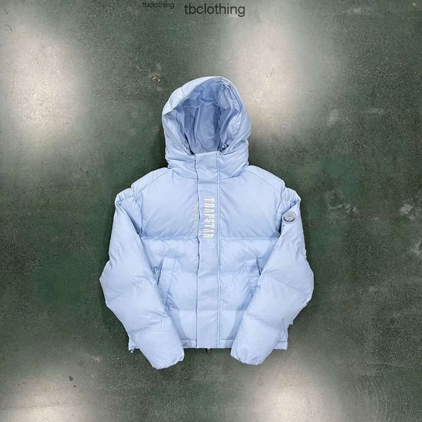 men's down parkas trapstar high end outdoor hooded light blue cotton coat winter american fashion brand thickened and warm new trend, Black
men's down parkas trapstar high end outdoor hooded light blue cotton coat winter american fashion brand thickened and warm new trend, Black