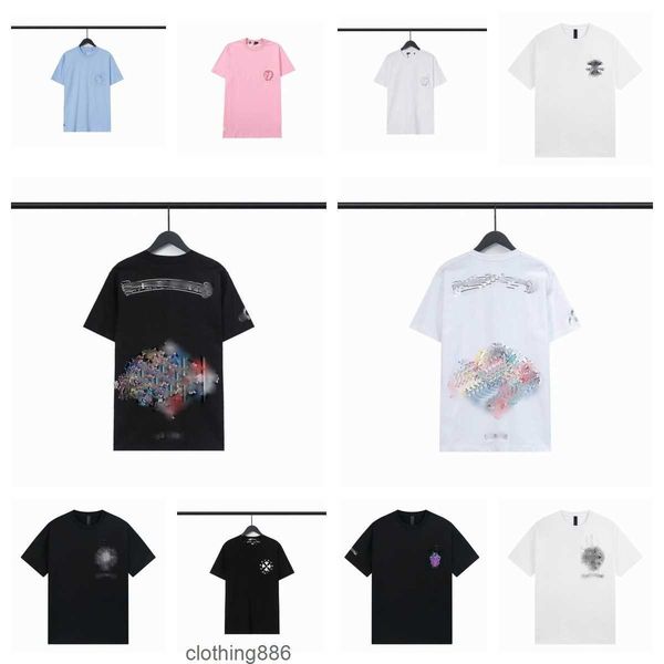 23ss designer tshirts for mens womens ch t shirt casual summer trend tees letters print classic short sleeves tshirt luxury clothing shorts, White;black
23ss designer tshirts for mens womens ch t shirt casual summer trend tees letters print classic short sleeves tshirt luxury clothing shorts, White;black