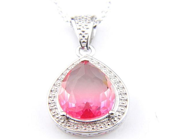 10pcs luckyshine 3 color optional women wedding party jewelry tourmaline gems silver vintage necklaces pendants with chain 237z3669738
10pcs luckyshine 3 color optional women wedding party jewelry tourmaline gems silver vintage necklaces pendants with chain 237z3669738