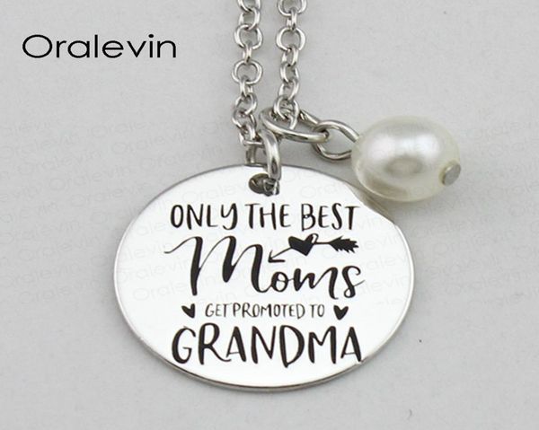 only the moms get promoted to grandma inspirational hand stamped engraved charm pendant necklace jewelry18inch22mm10pcslo1231235, Silver
only the moms get promoted to grandma inspirational hand stamped engraved charm pendant necklace jewelry18inch22mm10pcslo1231235, Silver