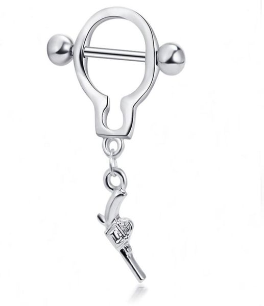 14g gun pendant nipple ring piercing jewellry 161666mm noinfection body jewelry barbells5410029, Silver
14g gun pendant nipple ring piercing jewellry 161666mm noinfection body jewelry barbells5410029, Silver