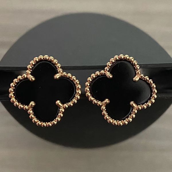 studs orecchini earrings designer for women four leaf clover charm mother-of-pearl stainless steel gold jewelry for women wedding gift, Golden;silver
studs orecchini earrings designer for women four leaf clover charm mother-of-pearl stainless steel gold jewelry for women wedding gift, Golden;silver