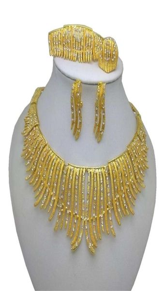 new african gold color big necklace bracelet earrings ring sets nigerian wedding jewelry set for party accessories 2012221475866, Slivery;crystal
new african gold color big necklace bracelet earrings ring sets nigerian wedding jewelry set for party accessories 2012221475866, Slivery;crystal