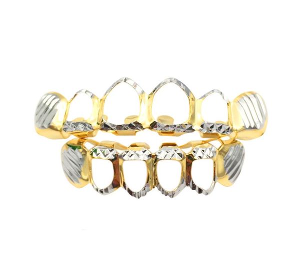 new gold silver hollow open dlampnd cut 6 tooth bottom grills teeth caps tooth hiphop grillz set party jewelry9181560, Black
new gold silver hollow open dlampnd cut 6 tooth bottom grills teeth caps tooth hiphop grillz set party jewelry9181560, Black