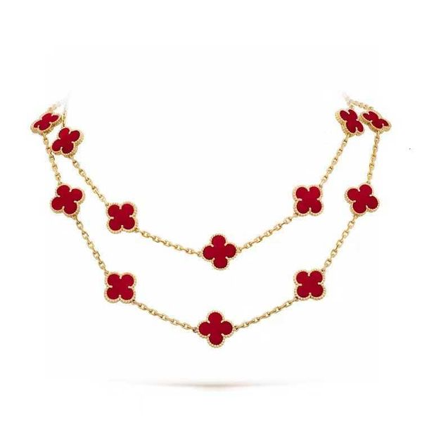 18k fashion classic agate four clover necklace long ten 20 flowers mother-of-pearl for women girl valentine's mother's designer, Silver
18k fashion classic agate four clover necklace long ten 20 flowers mother-of-pearl for women girl valentine's mother's designer, Silver