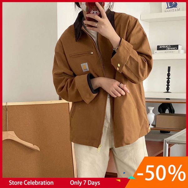 designer men jacket original carhart detroit workwear jacket zipper coat men's fashion jacket, Black;brown
designer men jacket original carhart detroit workwear jacket zipper coat men's fashion jacket, Black;brown