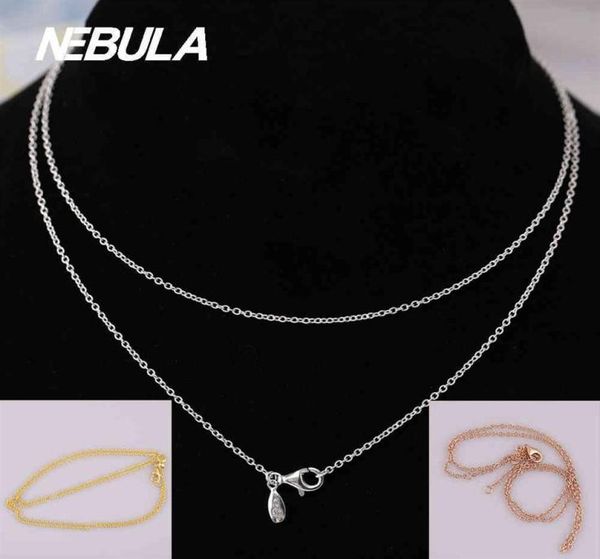 authentic 925 sterling silver 50cm 70cm 90cm necklace chain fit european necklace jewelry rose goldcolor 210323253f4421702
authentic 925 sterling silver 50cm 70cm 90cm necklace chain fit european necklace jewelry rose goldcolor 210323253f4421702