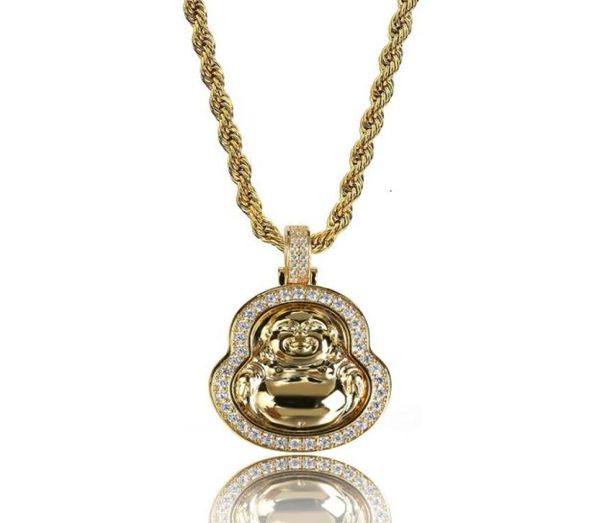 buddhist necklace trendy fashion 18k gold rhodium plated maitreya buddha pendant necklace luxury bling zircon men necklace4258496, Silver
buddhist necklace trendy fashion 18k gold rhodium plated maitreya buddha pendant necklace luxury bling zircon men necklace4258496, Silver