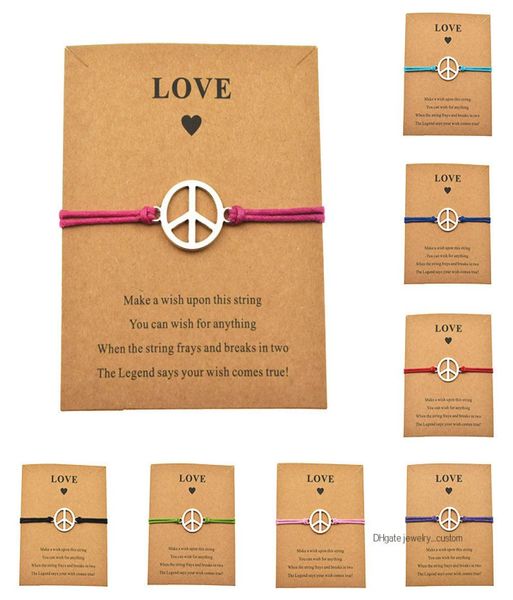 8 colors new handmade women men vintage string rope bracelets peace charm make a love card bangles friendship gifts jewelry7193448, Golden;silver
8 colors new handmade women men vintage string rope bracelets peace charm make a love card bangles friendship gifts jewelry7193448, Golden;silver