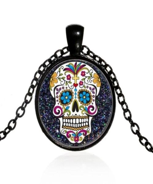 pendant necklaces mexican sugar skull day of the dead necklace black chain skeleton glass jewelry classic xl15265710281396466, Silver
pendant necklaces mexican sugar skull day of the dead necklace black chain skeleton glass jewelry classic xl15265710281396466, Silver