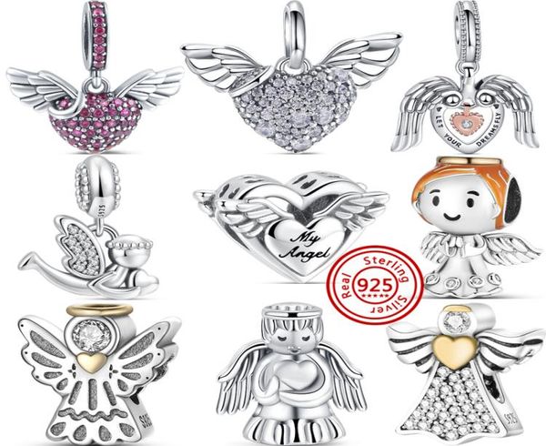 925 sterling silver pendant charms for p original box silver angel series european bead charms bracelet necklace jewelry9265879, Bronze;silver
925 sterling silver pendant charms for p original box silver angel series european bead charms bracelet necklace jewelry9265879, Bronze;silver