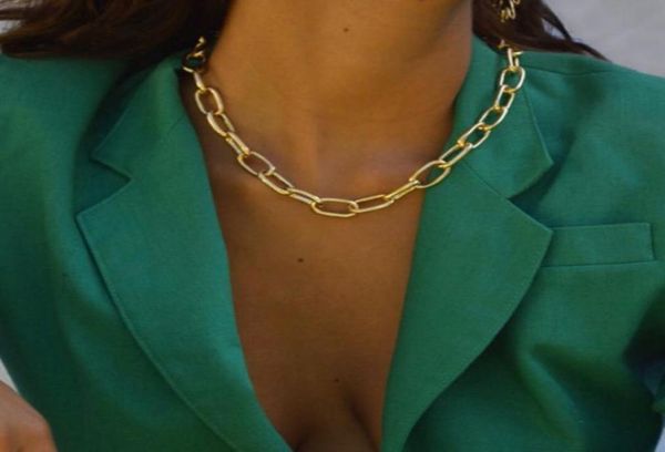 gold color punk style thick chain choker necklaces for women personality exaggerated short party clavicle necklace jewelry2396694, Silver
gold color punk style thick chain choker necklaces for women personality exaggerated short party clavicle necklace jewelry2396694, Silver