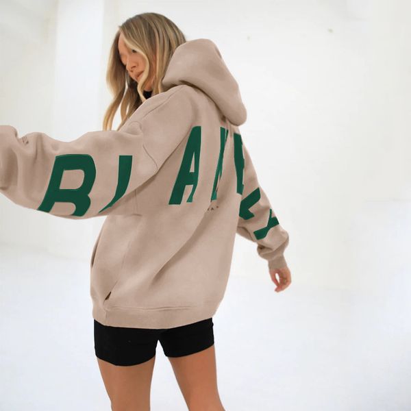 2023 new amazon cross border european and american fashion printing thickened versatile long sleeve loose hooded sweater for women, Black
2023 new amazon cross border european and american fashion printing thickened versatile long sleeve loose hooded sweater for women, Black