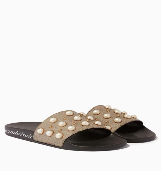 fashion imitation pearl embellished slide sandal mens womens outdoor beach causal rubber flip flops with box9895046, Black
fashion imitation pearl embellished slide sandal mens womens outdoor beach causal rubber flip flops with box9895046, Black