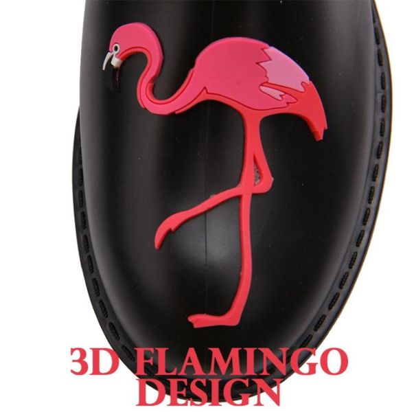 dripdrop shoes woman rain boots waterproof fashion girls shoes ladies cute short ankle pvc rainboots flamingo 2012039603142, Black 
dripdrop shoes woman rain boots waterproof fashion girls shoes ladies cute short ankle pvc rainboots flamingo 2012039603142, Black