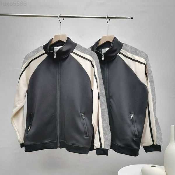 men jacket long sleeve women letter print clothes zipper coat casual style outdoor contrast color spring w8p, Black;brown
men jacket long sleeve women letter print clothes zipper coat casual style outdoor contrast color spring w8p, Black;brown