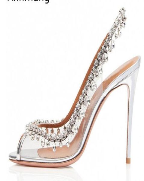 clear pvc high heels crystal fringe sandals women peep toe back strap thin heels rhinestone silver sandalias mujer 20199730838, Black
clear pvc high heels crystal fringe sandals women peep toe back strap thin heels rhinestone silver sandalias mujer 20199730838, Black