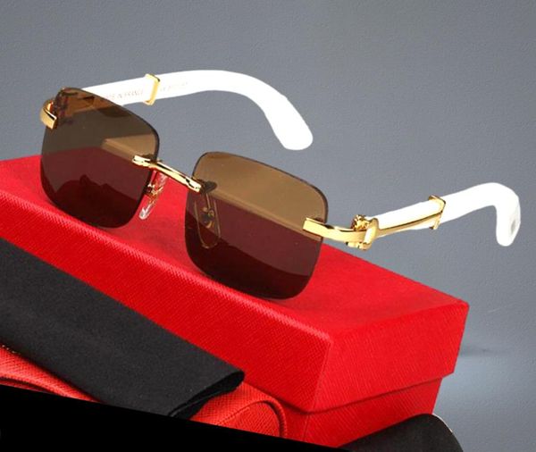 man carti glasses designer sunglasses women fashion frameless rectangle coating buffalo horn sunglass uv400 evidence eyeglass wood4703157, White;black
man carti glasses designer sunglasses women fashion frameless rectangle coating buffalo horn sunglass uv400 evidence eyeglass wood4703157, White;black