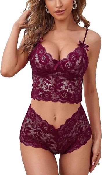 pyjamas lilosy transparent flower lace pajama underwear set high waist pajama bra and underwear 2 pcs pajamaslf230908, Red;black
pyjamas lilosy transparent flower lace pajama underwear set high waist pajama bra and underwear 2 pcs pajamaslf230908, Red;black