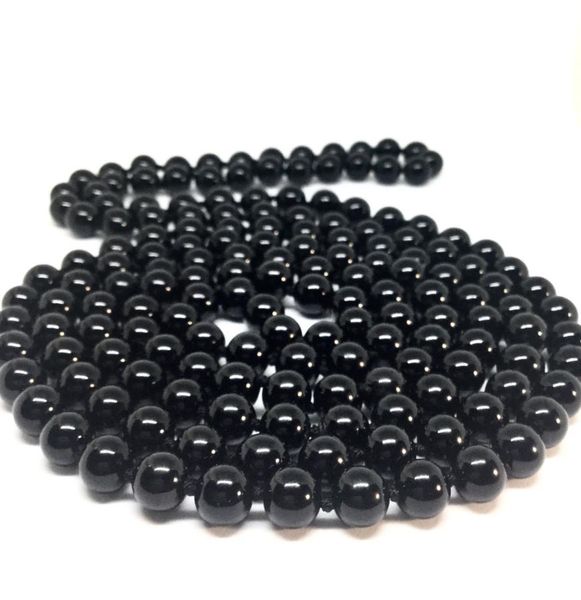 necklace knotted long necklace natural stone black onyx round bead necklaces mala hand knotted yoga black necklaces 60 inches6961703, Silver
necklace knotted long necklace natural stone black onyx round bead necklaces mala hand knotted yoga black necklaces 60 inches6961703, Silver