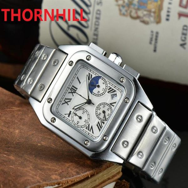 full stainless steel quartz watches 44mm square roman dial men watch gifts president super model wristwatch relogio masculino 261i, Slivery;brown
full stainless steel quartz watches 44mm square roman dial men watch gifts president super model wristwatch relogio masculino 261i, Slivery;brown