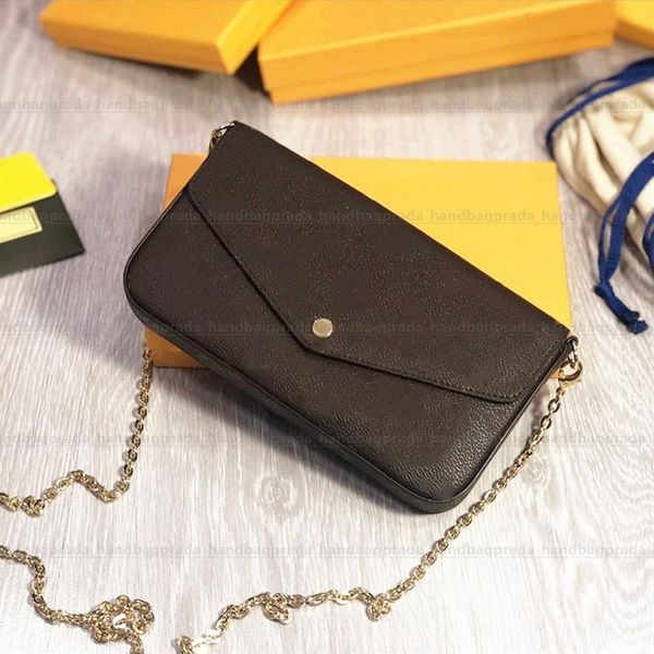 3 piece evening bag women messenger genuine leather handbag original box famous luxurys designers pochette felicie sho309f, Red;black
3 piece evening bag women messenger genuine leather handbag original box famous luxurys designers pochette felicie sho309f, Red;black