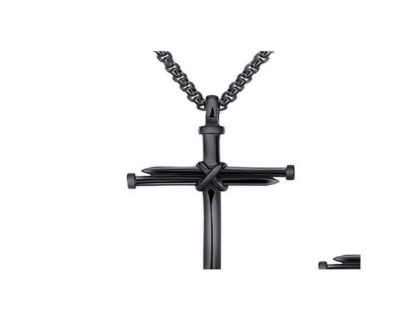 pendant necklaces mens jewelry stainless steel nail and rope cross pendant necklace drop delivery necklaces pendants dhjat2191192, Silver
pendant necklaces mens jewelry stainless steel nail and rope cross pendant necklace drop delivery necklaces pendants dhjat2191192, Silver