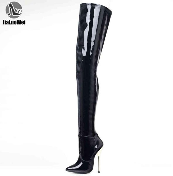 jialuowei 3646 big size pu leather thigh high boots 14cm high heel pointed toe over the knee long boots in stock fast h13374577, Black
jialuowei 3646 big size pu leather thigh high boots 14cm high heel pointed toe over the knee long boots in stock fast h13374577, Black