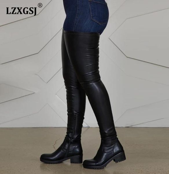 women winter spring thigh high boots leather comfortable low heel shoes female over the knee waterproof boot ladies plus size 43 23756072, Black
women winter spring thigh high boots leather comfortable low heel shoes female over the knee waterproof boot ladies plus size 43 23756072, Black