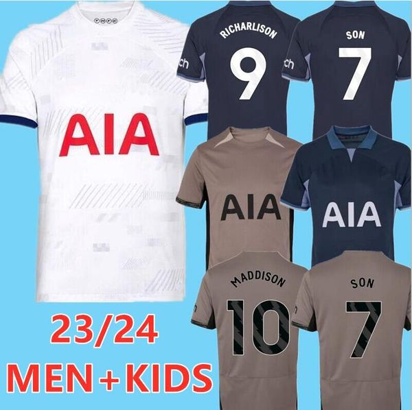 men kids 23 24 son soccer jerseys 2023 2024 jersey football shirt romero van de ven kulusevski bissouma richarlison pedro porro fans players, Black;yellow
men kids 23 24 son soccer jerseys 2023 2024 jersey football shirt romero van de ven kulusevski bissouma richarlison pedro porro fans players, Black;yellow