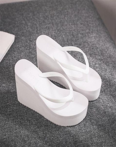 comemore women summer shoes woman wedge rubber flip flops heeled mules candy colors platform female beach slippers white 39 2204082671772, Black
comemore women summer shoes woman wedge rubber flip flops heeled mules candy colors platform female beach slippers white 39 2204082671772, Black