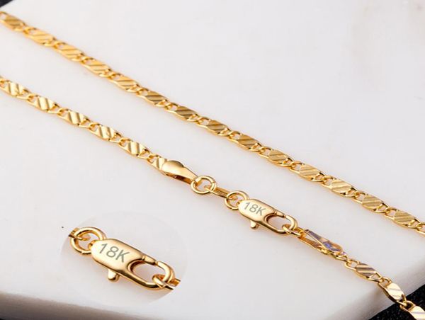 2mm 18k gold chains necklace fashion women039s choker necklaces for ladies luxury jewelry 16 18 20 22 24 26 28 30 inches7675696, Silver
2mm 18k gold chains necklace fashion women039s choker necklaces for ladies luxury jewelry 16 18 20 22 24 26 28 30 inches7675696, Silver