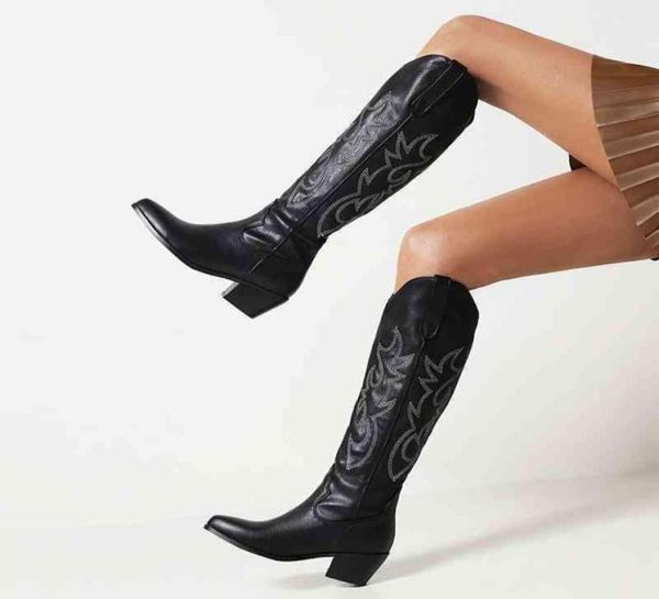 v mouth western cowboy boot 039s high heels pointed knight boots thick large women039s 40 45 07122574866, Black
v mouth western cowboy boot 039s high heels pointed knight boots thick large women039s 40 45 07122574866, Black