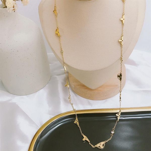 fashion women 18k gold plated stainless steel necklace designer necklaces choker letter pendant chain crystal cubic zirconia weddi288x, Silver
fashion women 18k gold plated stainless steel necklace designer necklaces choker letter pendant chain crystal cubic zirconia weddi288x, Silver