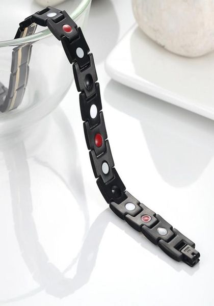 health bangles magnetic 316l stainless steel charm bracelet jewelry elegant titanium magnetic therapy bracelet pain relief for art7017859, Black
health bangles magnetic 316l stainless steel charm bracelet jewelry elegant titanium magnetic therapy bracelet pain relief for art7017859, Black