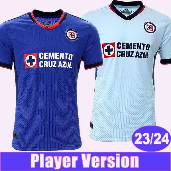 23 24 cruz azul mens player version soccer jerseys antuna gimenez tabo rodriguez morales escobar home away 3rd football shirts, Black;yellow
23 24 cruz azul mens player version soccer jerseys antuna gimenez tabo rodriguez morales escobar home away 3rd football shirts, Black;yellow