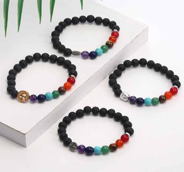 fashion 8mm black lava bead bracelet for men 7 chakras buddha head tree of life elephant owl tortoise heart love charm bracelet7837007
fashion 8mm black lava bead bracelet for men 7 chakras buddha head tree of life elephant owl tortoise heart love charm bracelet7837007