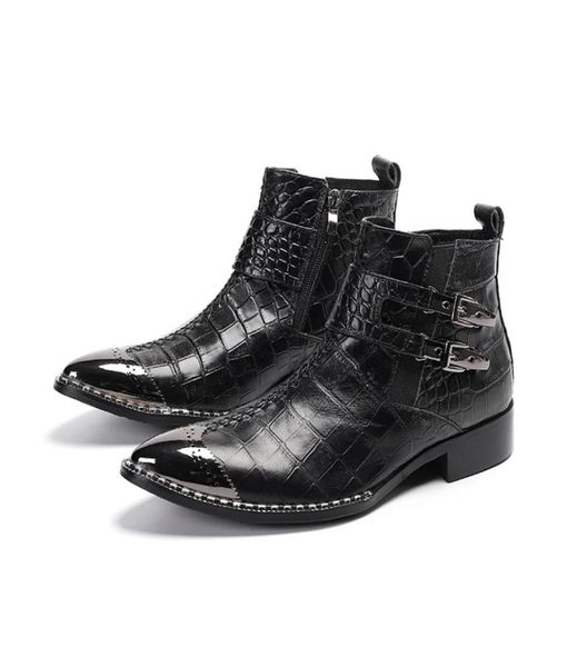 autumn men oxford boots genuine cow leather double buckle black ankle boots mens dress odile pattern chelsea cowboy boots9343862
autumn men oxford boots genuine cow leather double buckle black ankle boots mens dress odile pattern chelsea cowboy boots9343862