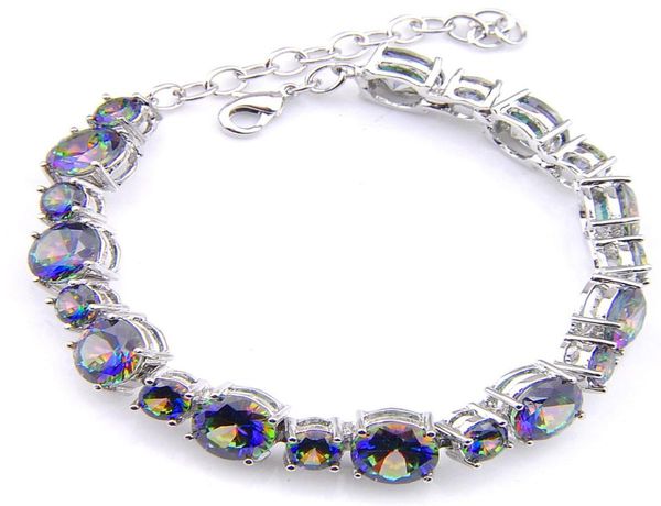 6 pcs luckyshi fashion jewelry round rainbow blue mystic z gemstone 925 silver plated zircon charm bracelets bracelet holiday 3383179, Golden;silver
6 pcs luckyshi fashion jewelry round rainbow blue mystic z gemstone 925 silver plated zircon charm bracelets bracelet holiday 3383179, Golden;silver