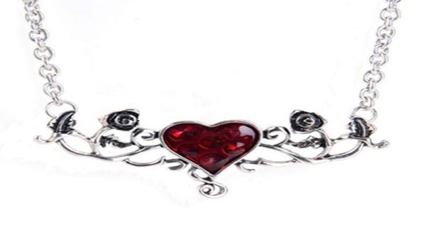 pendant necklaces selling gothic punk creative drop oil red necklace halloween rose2665023, Silver
pendant necklaces selling gothic punk creative drop oil red necklace halloween rose2665023, Silver