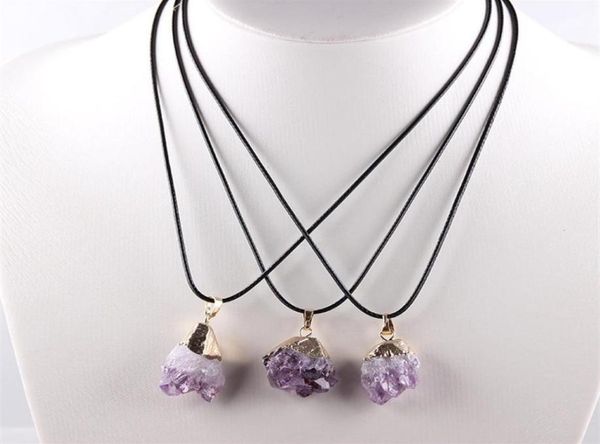 irregular natural amethysts necklace unique healing black rope purple quartz choker semiprecious chakra reiki raw jewelry249b6694726, Silver
irregular natural amethysts necklace unique healing black rope purple quartz choker semiprecious chakra reiki raw jewelry249b6694726, Silver